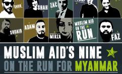 London Marathon Sunday 22 April: Muslim Aid&#039;s Nine &#039;On the Run&#039; for Myanmar! 