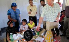 Spanish Ambassador in Bangladesh visits Muslim Aid project in Bhola District