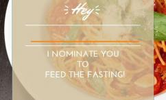 Donate Your Lunch Money to Feed the Fasting